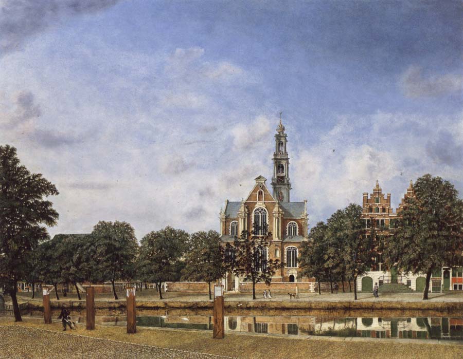 View of the Westerkerk,Amsterdam